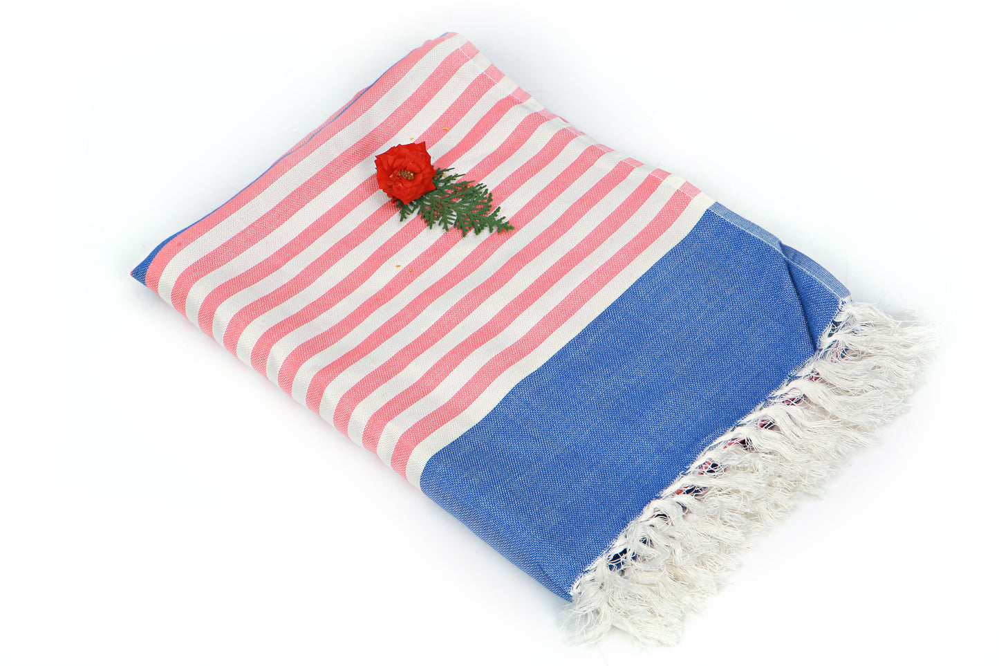 Beetroots Eco-Living Turkish bamboo Bath Beach Towel, Striped Pattern Cotton Blend, Easy to use, quick dry, fast absorbent, Luxuary Spa feel super soft Pool Towel (Pack of 1)