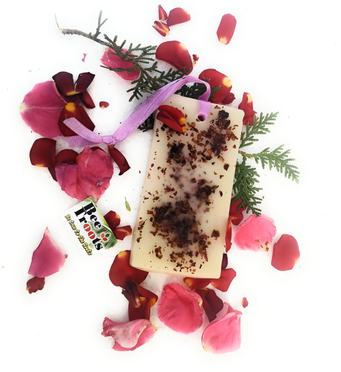 Beetroots Natural Soy Wax Air Freshener Tablet, Rose Aroma, 70g, Wardrobes Fragrance with Essential Oil (pack of 1)