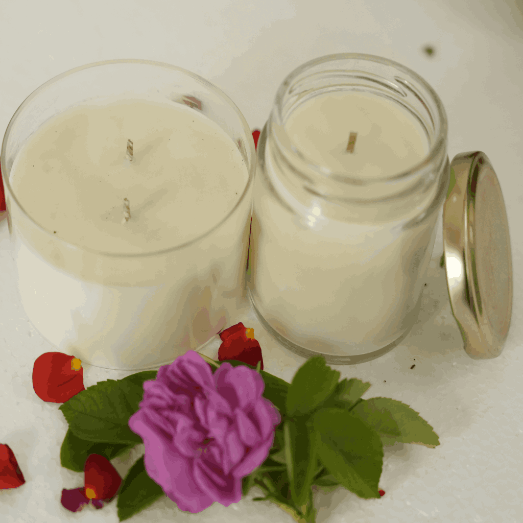 Aromatic Soy Wax Glass candles (Combo of 2)