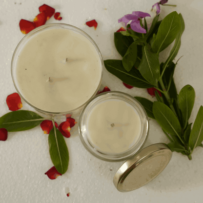 Aromatic Soy Wax Glass candles (Combo of 2)