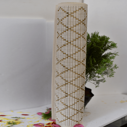 Eco Friendly Sambu Straws Diamond Yoga Mat ( Elephant Grass Mat)