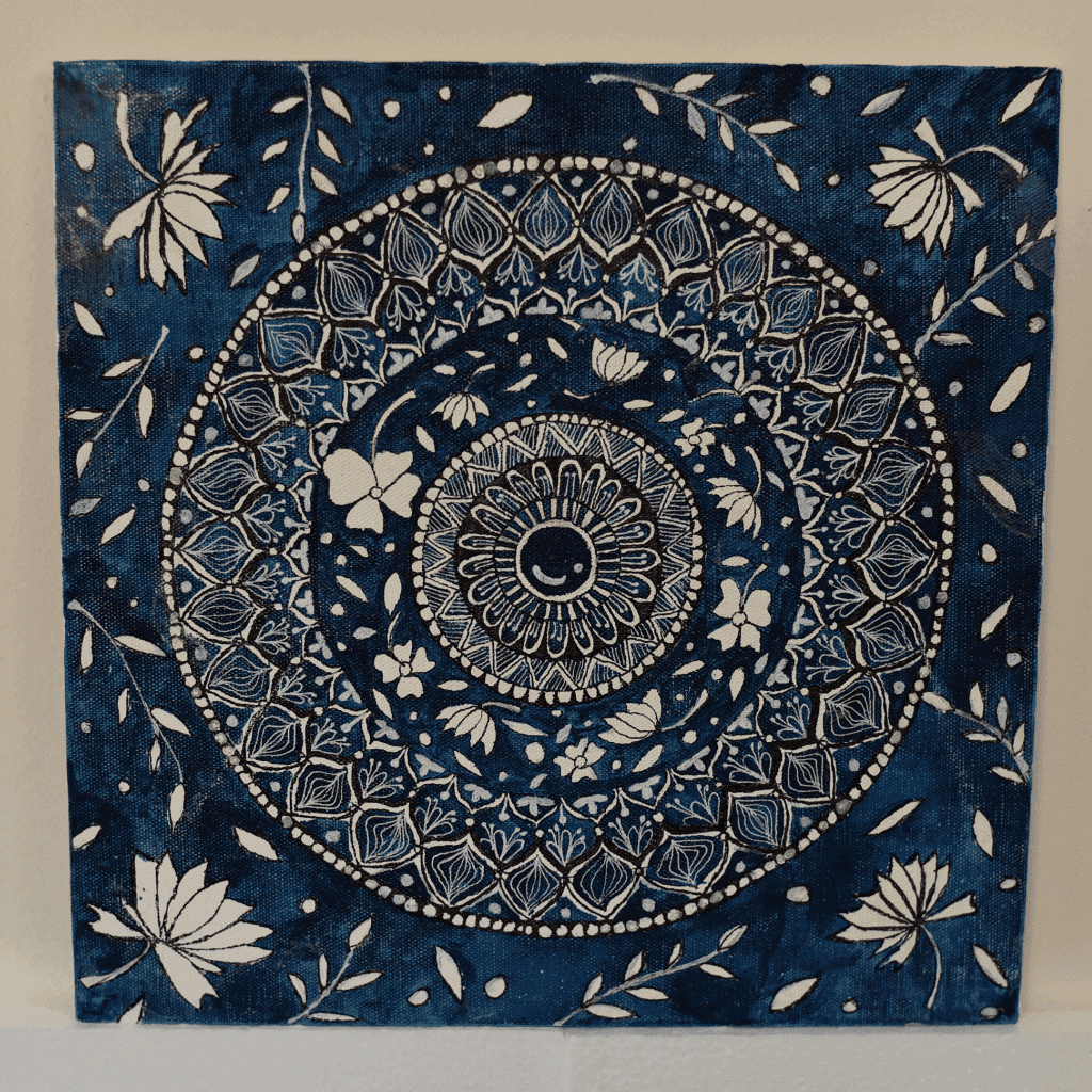 Handmade Beautiful Mandala Painting